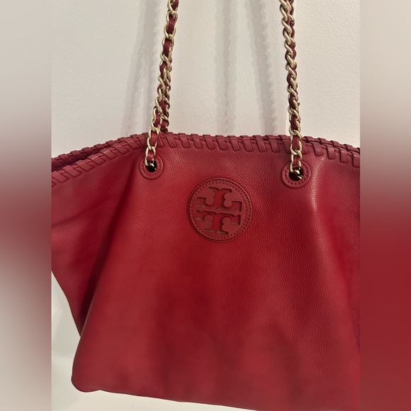 Tory Burch Red Tote Bag - Picture 4 of 11